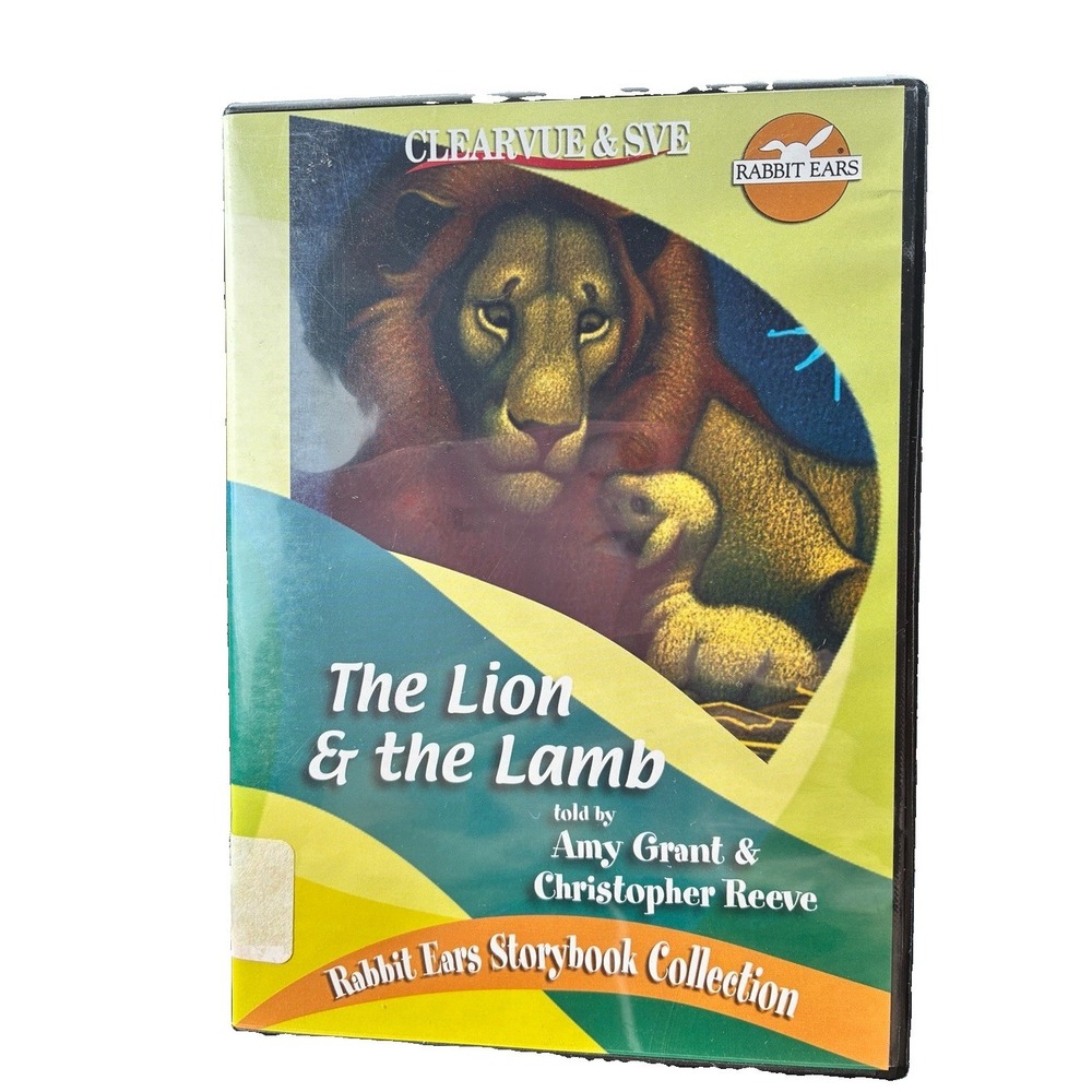 Rabbit Ears The Lion & The Lamb DVD Amy Grant Christopher Reeve Christian Kids